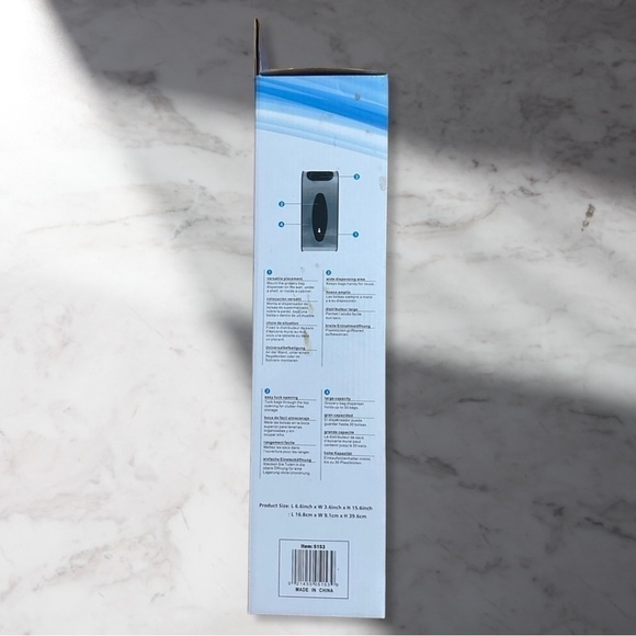 Handy Laundry Wall Mount Shopping Bag Storage Box - Picture 4 of 4